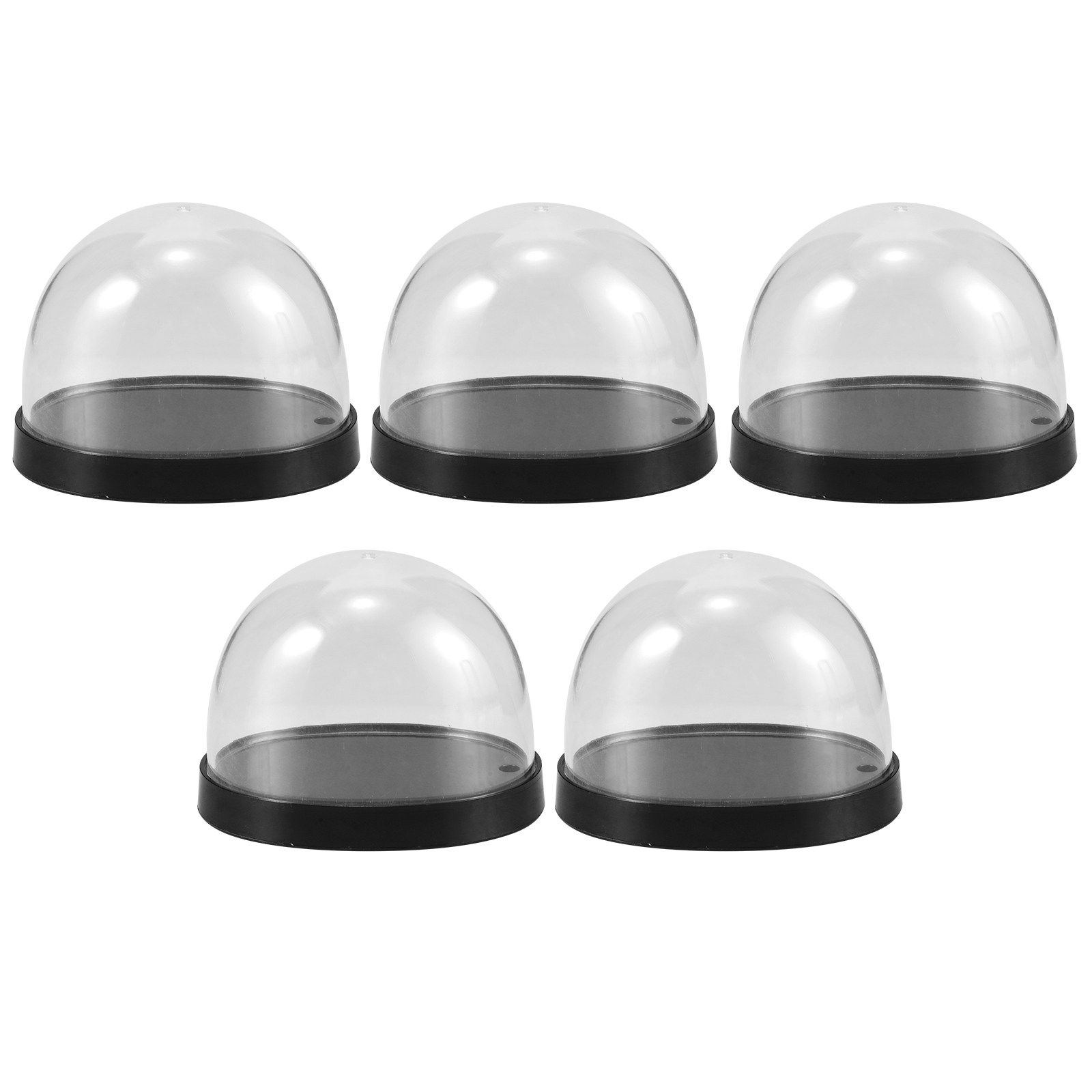 Plastic Dome Clear - 5 Juegos de Cúpulas de Plástico